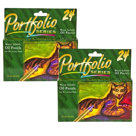 CRAYOLA Portfolio Series Oil Pastels, PK48 BIN523624